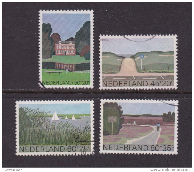 NEDERLAND 1980 Serie Zomer Zegels Gestempeld 1194-1197 # 1263 - Gebruikt