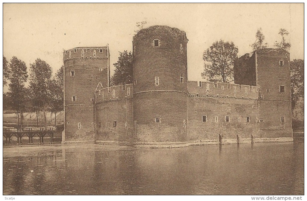 Le Château De Beersel En Juin 1929 - Beersel