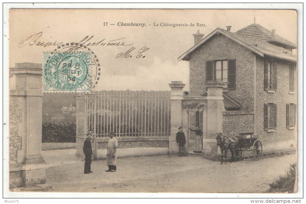 78 - CHAMBOURCY - La Châtaigneraie De Retz - AD 17 - 1904 - Chambourcy