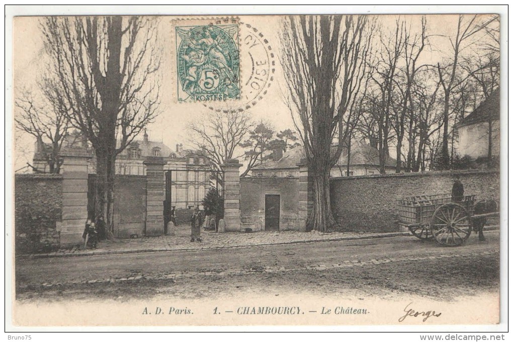 78 - CHAMBOURCY - Le Château - AD 1 - 1904 - Chambourcy