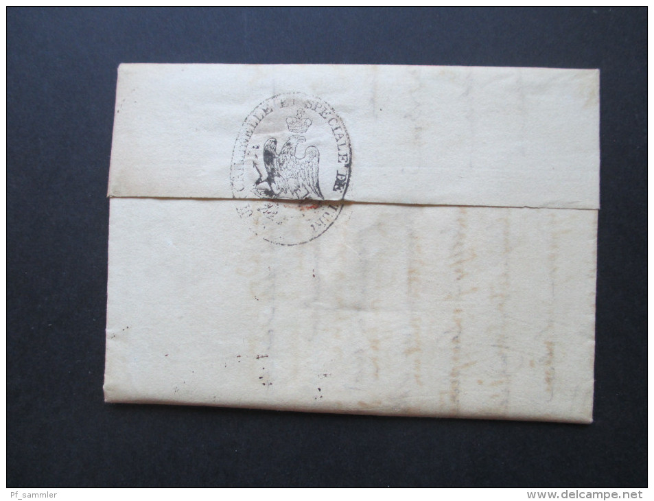 Italien / Frankreich Vorphila 1807 L2 Stempel 104 Turin. Justice Criminelle. Interessanter Beleg!! - ...-1850 Préphilatélie