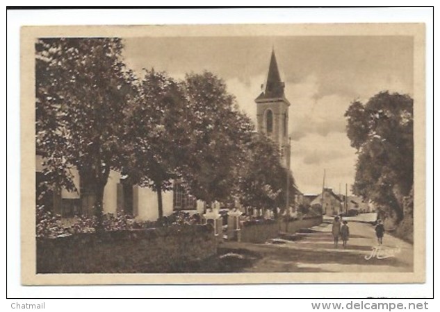 Loire Atlantique - 44 - MESQUER -  La Mairie Et L´Eglise - Mesquer Quimiac