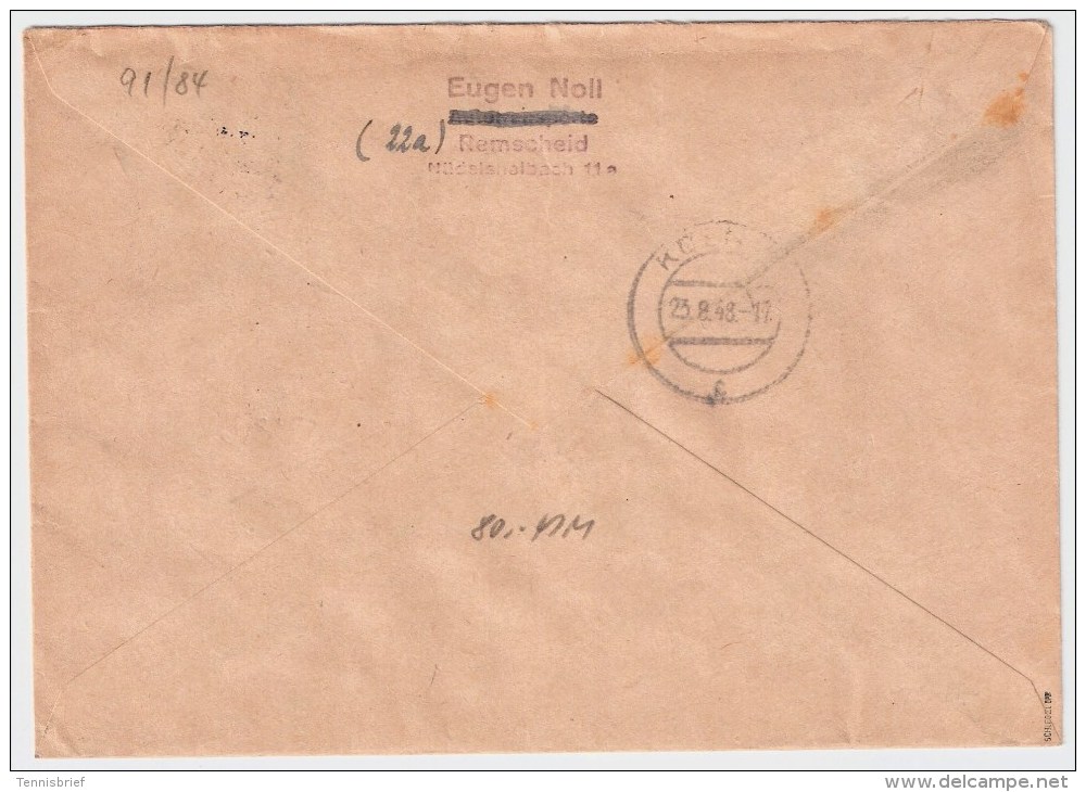 84 Pfg. Bandaufdruck, EF!  Mi.  40,-, #3082 - Lettres & Documents