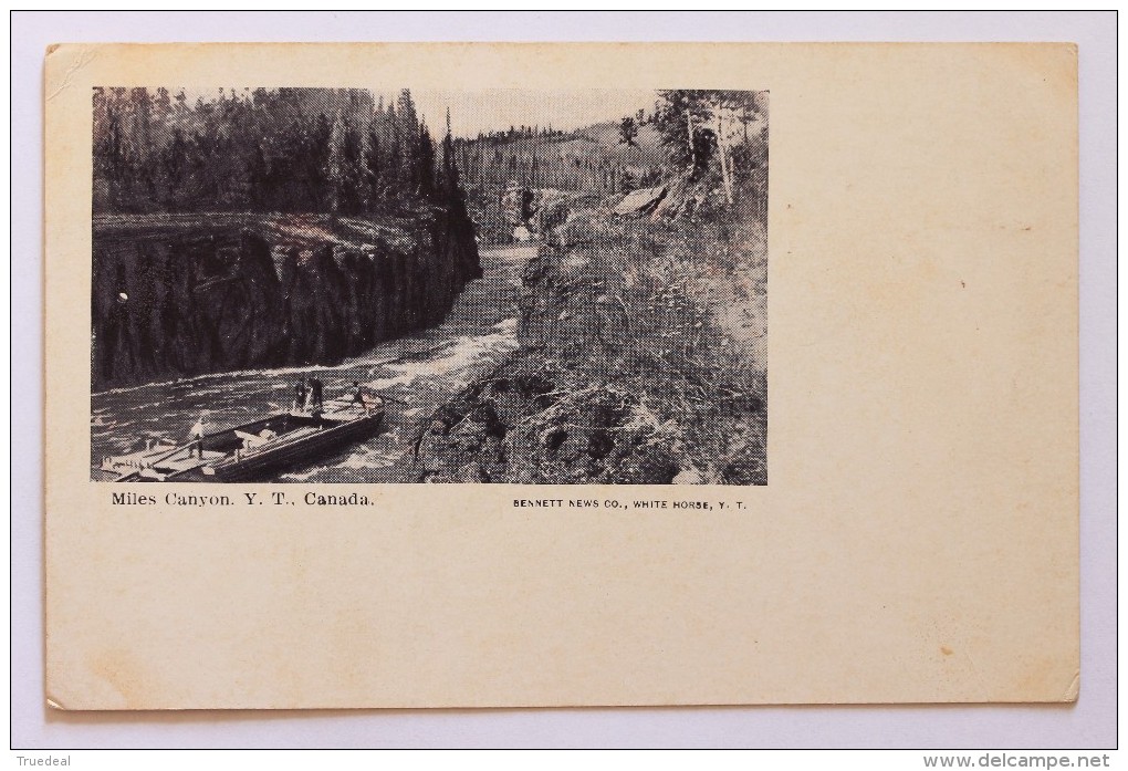 Miles Canyon, Y. T., Yukon Territory, Canada, Rafting, Early 1900s - Yukon