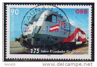 Österreich 2012: " Eisenbahnen" Gestempelt(siehe Foto/Scan) - Gebraucht