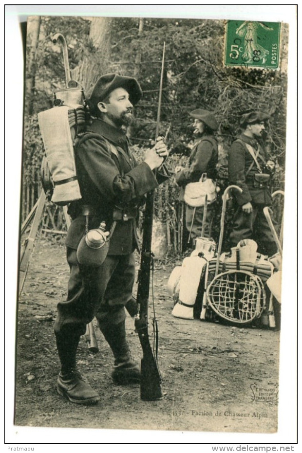 THMS2 MILITARIA   Chasseurs Alpins, Faction Du Chasseur Alpin, Beua Plan - War 1914-18