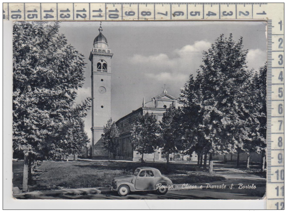 Rovigo Chiesa E Piazzale S. Bortolo Auto Car  TG - Rovigo