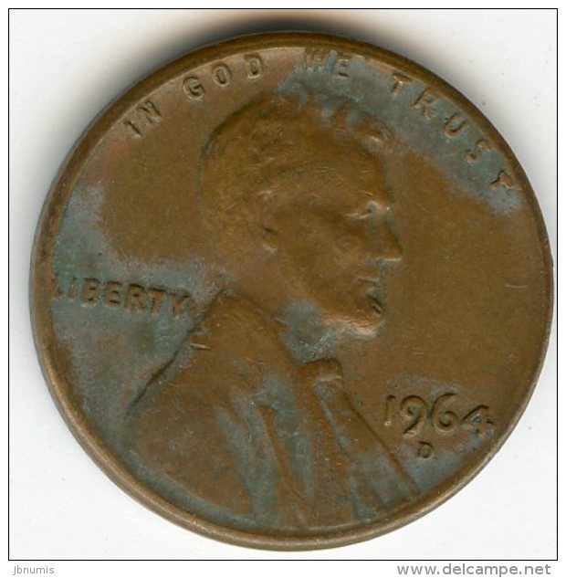 Etats-Unis USA 1 Cent 1964 D KM 201 - 1959-…: Lincoln, Memorial Reverse