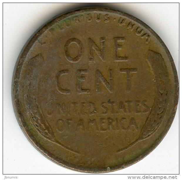 Etats-Unis USA 1 Cent 1944 S KM 132 - 1909-1958: Lincoln, Wheat Ears Reverse