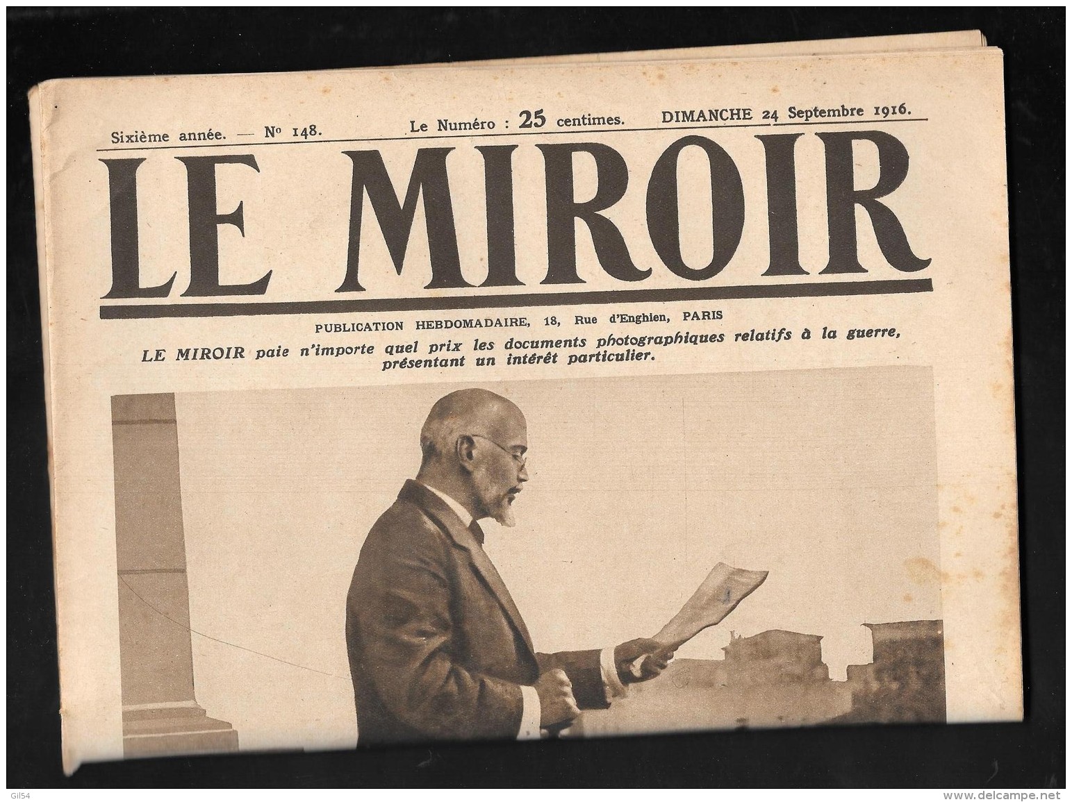 Le Miroir N°148 - 24/09/1916 - Mr Venizelos Lit Le Decret Remis Au Roi Par Une Commission Du Peuple  - Modc13 - War 1914-18