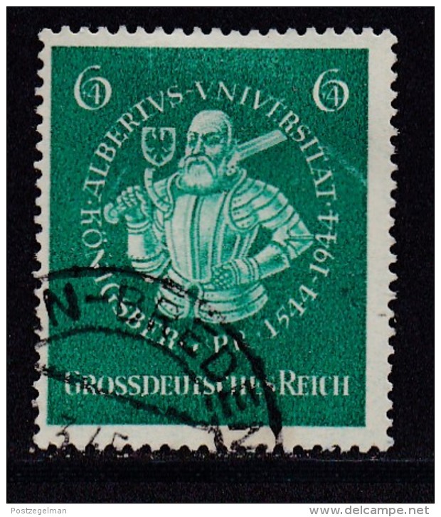 DEUTSCHES REICH, 1944, Cancelled Stamp(s), Albertus University,  MI 896, #16200 , - Used Stamps