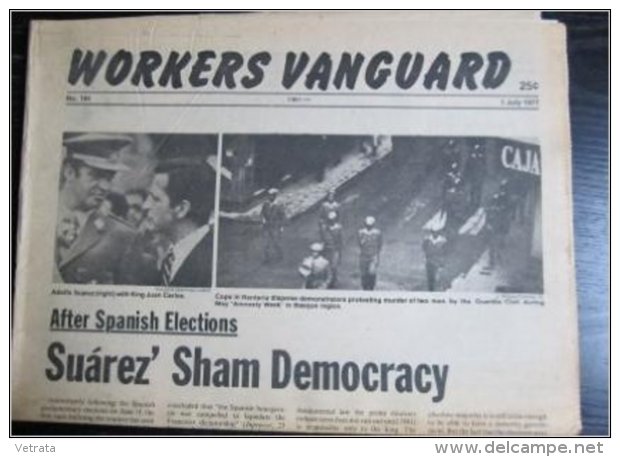 Workers Vanguard N° 164 : 1977. After Spanish Elections : Suarez' Sham Democracy - Autres & Non Classés