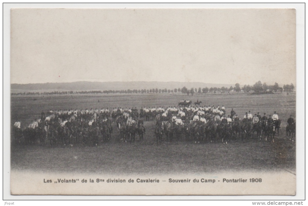 25 DOUBS - PONTARLIER Les "Volants" De La 8ème Division De Cavalerie (voir Descriptif) - Pontarlier