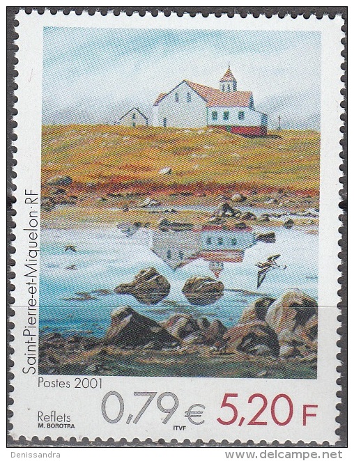Saint-Pierre & Miquelon 2001 Yvert 743 Neuf ** Cote (2015) 3.20 Euro Reflets Par M. Borotra - Unused Stamps