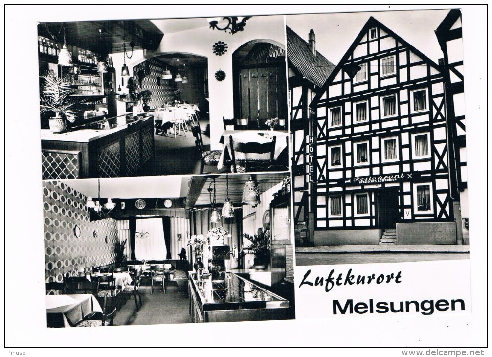 D6257     MELSUNGEN : Hotel-Restaurant Zum Löwen - Melsungen