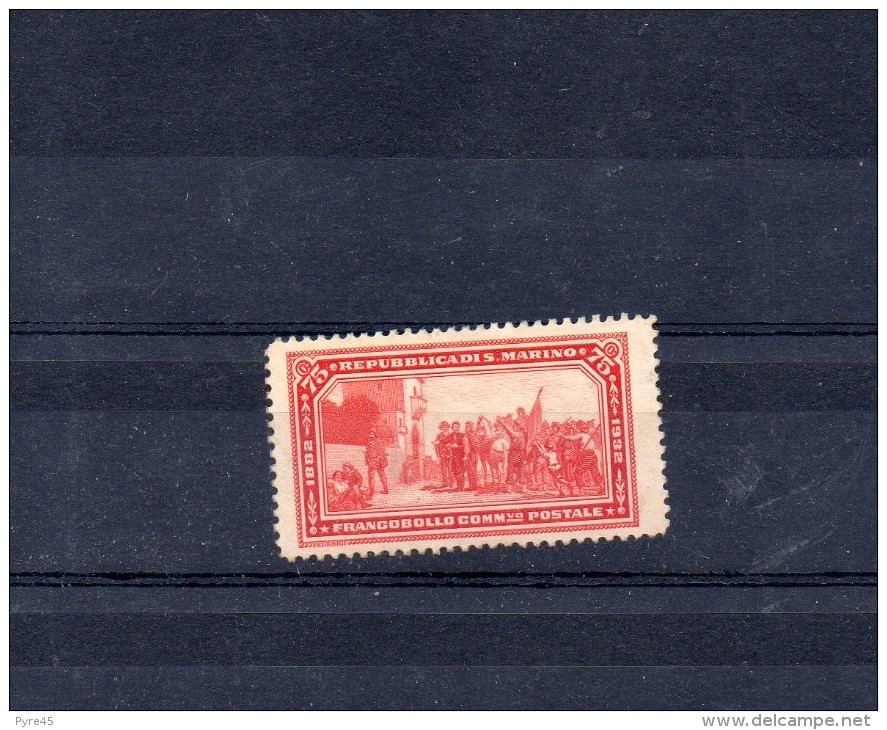 SAN MARIN 1932 N° 172 NEUF SANS GOMME - Used Stamps