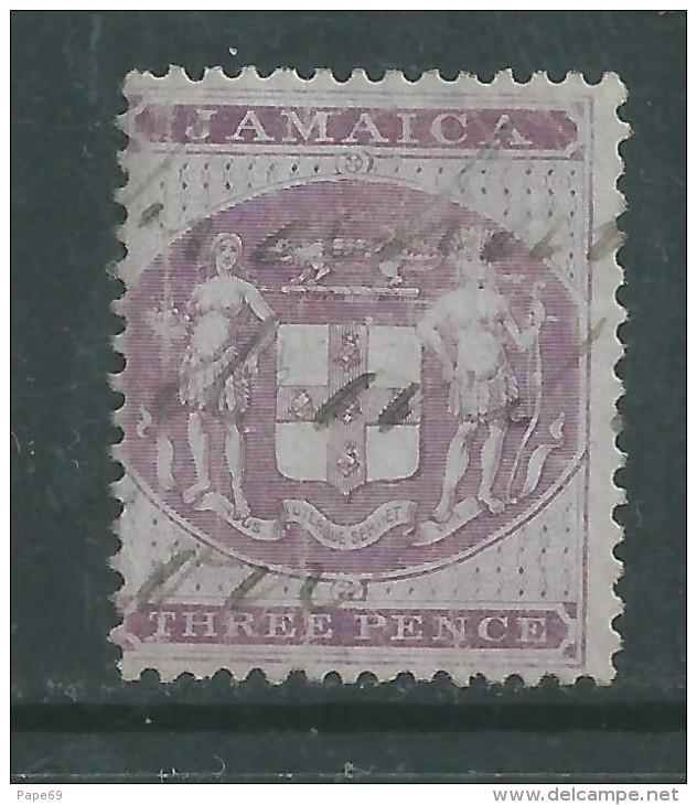 Jamaïque Fiscaux-postaux N° 5 O  3 P. Violet, Oblitération Plume, Sinon  TB - Jamaica (...-1961)