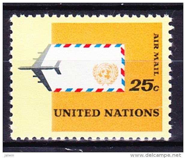 NATIONS UNIES (New York) POSTE AERIENNE 1963-69 YT N° PA 14 ** - Poste Aérienne