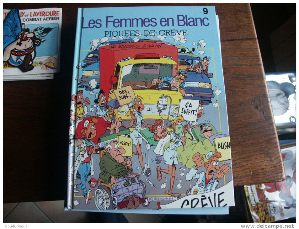LES FEMMES EN BLANC T9 PIQUEES DE GREVE  BERCOVICI CAUVIN - Femmes En Blanc, Les