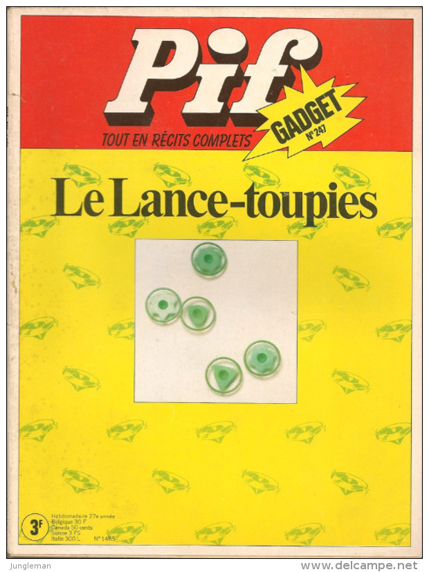 Pif Gadget N° 247 De Nov 1973 - Avec Rahan, Gai-Luron, Famille Fohal, Léo, Jungle En Folie, Robin Des Bois. Revue En BE - Pif & Hercule