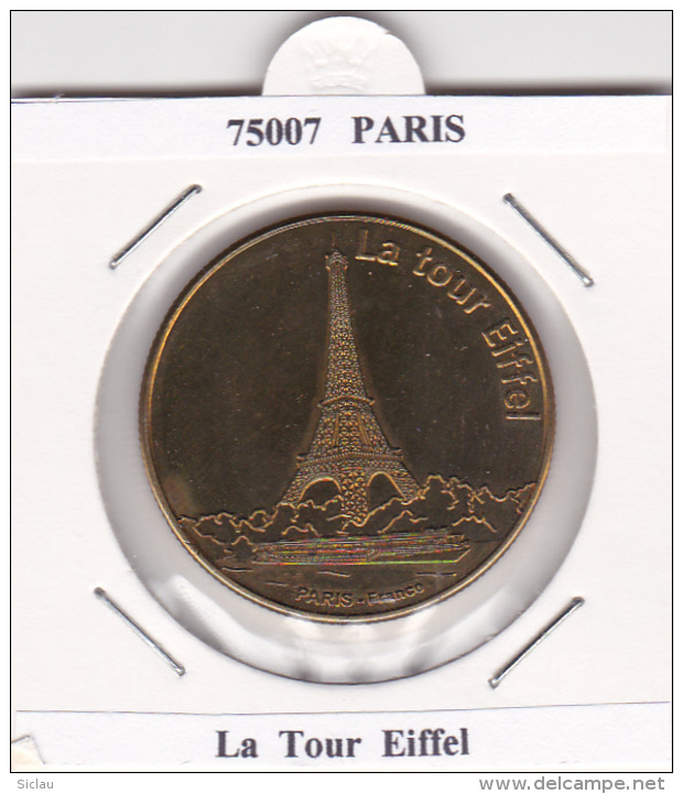 JETON TOURISTIQUE  NATIONAL TOKENS - 75007  PARIS -  LA  TOUR  EIFFEL - Autres & Non Classés