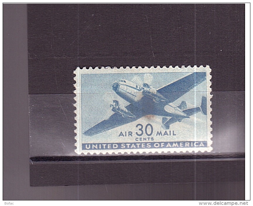 PA 31  *  Y&amp;T   Bi-Moteur "Avions"  &laquo; ETATS UNIS D&rsquo;AMERIQUE &raquo;   58/38 - 2b. 1941-1960 Unused