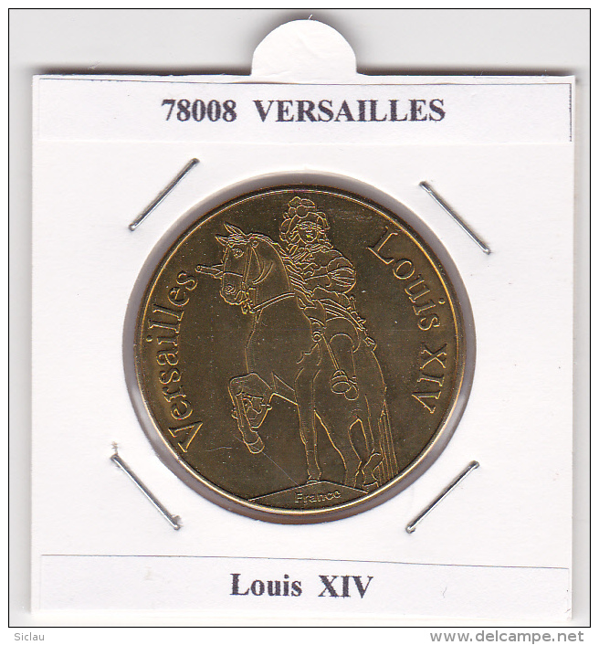 JETON TOURISTIQUE  NATIONAL TOKENS -   78  VERSAILLES - LOUIS  XIV - Autres & Non Classés