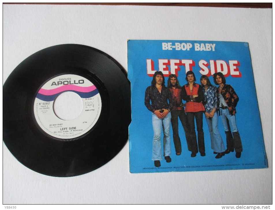 LEFT  SIDE   ---   CLAP YOUR HANDS AND STAMP YOUR FEET  /  BE-BOP  BABY    ---   2 Photos - Disco, Pop