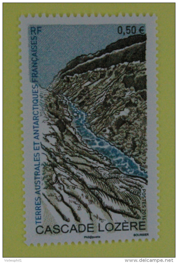 Kerguelen ,Cascade Lozère 2016 - Unused Stamps