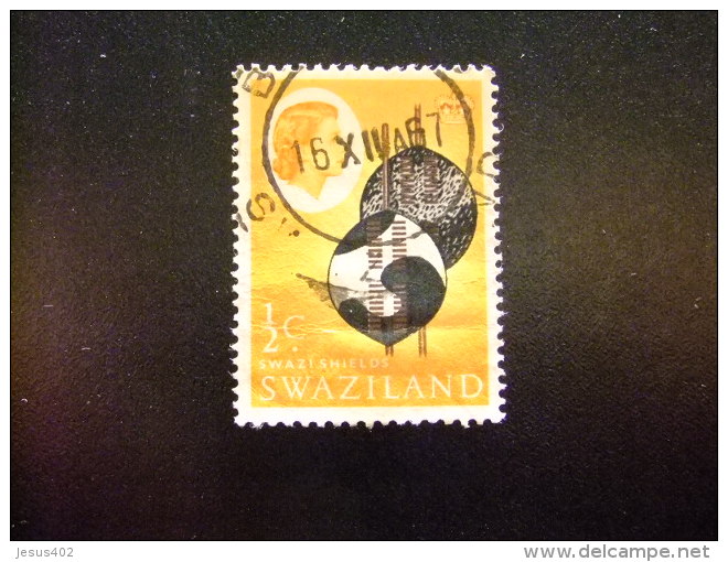 SWAZILAND 1962 SERIE COURANTE  ELIZABETH II Yvert N&ordm; 91 &ordm; FU - SG N&ordm; 90 &ordm; FU - Swaziland (...-1967)