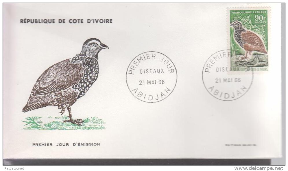 Cote D'ivoire YV 252 FDC 1966 Francolin - Galline & Gallinaceo