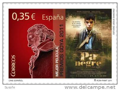 España 2011 Edifil 4649 Sello ** Cine Español Pa Negre Mejor Pelicula Premios Goya Spain Stamps Espagne Timbre Briefmark - Nuevos