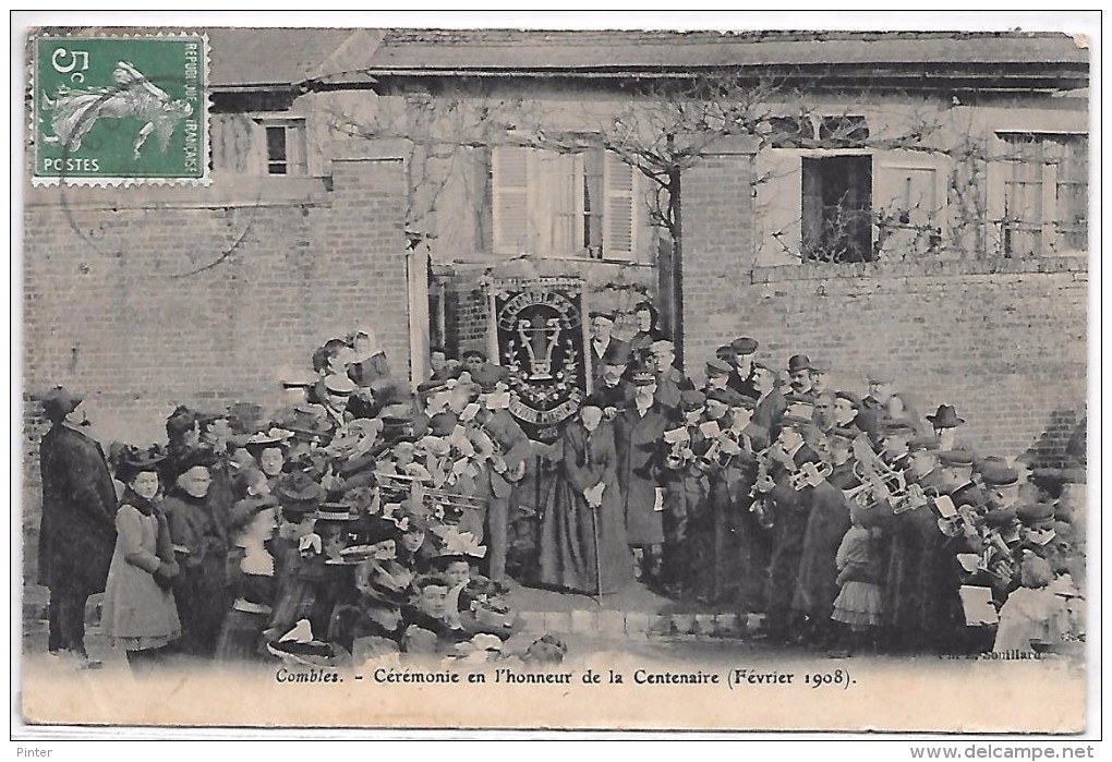 COMBLES - Cérémonie En L'honneur De La Centenaire - Février 1908 - Combles