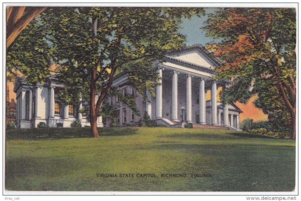 Virginia State Capitol, 1941 Used Postcard [17059] - Richmond