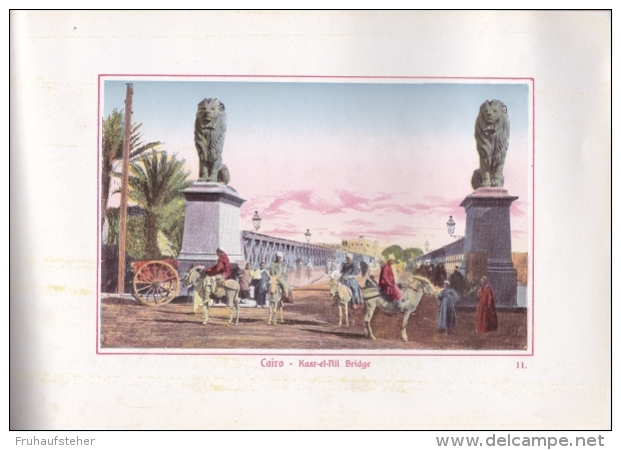 Bildband "Souvenir of Egypt" mit 20 farbigen Abbildungen (20 ARTISTIC VIEWS)