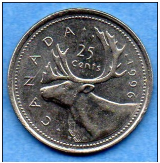 CANADA  25 Cents 1996  KM#184 - Canada