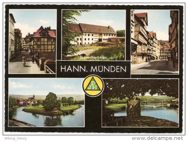 Hann Münden - Mehrbildkarte 3   Jugendherberge - Hannoversch Muenden