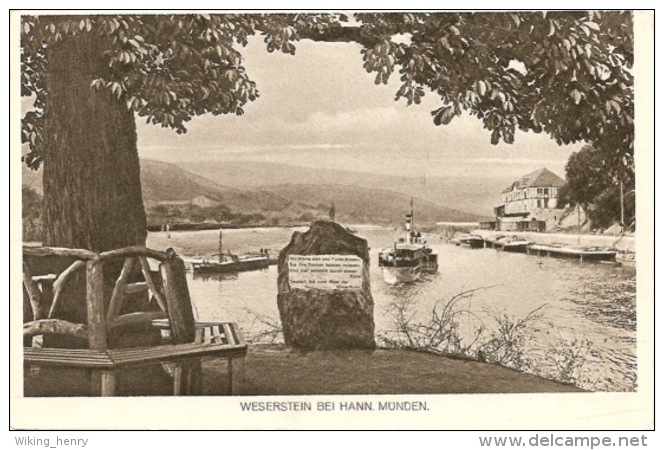 Hann Münden - S/w Weserstein - Hannoversch Muenden