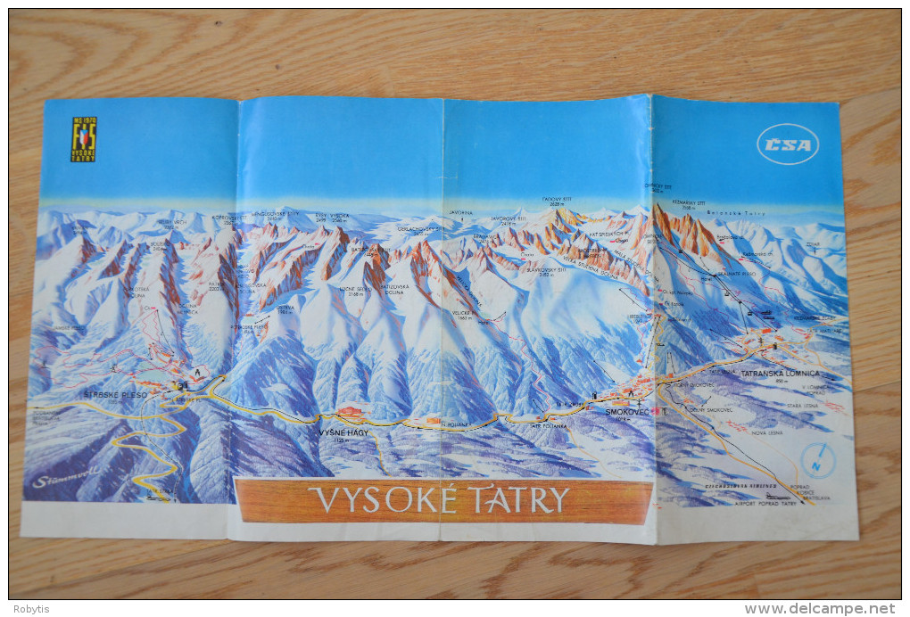 Czechoslovakia Tatry A Tourist Guide  Vintage - Slawische Sprachen