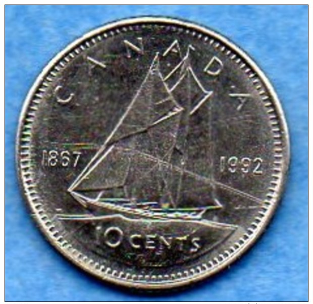 CANADA  10  Cents 1992  KM# 183 - Canada