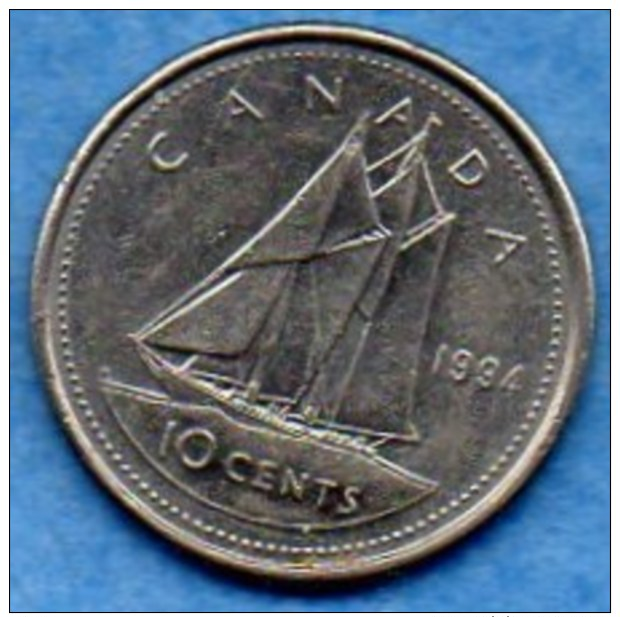 CANADA  10  Cents 1994  KM# 183 - Canada