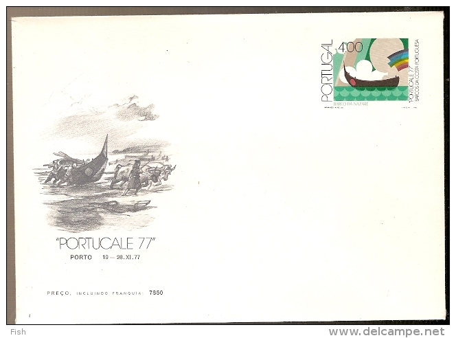 Portugal  ** & Letter Post Pre Franchised, Boat Portuguese Coast 1977 (1348) - Storia Postale