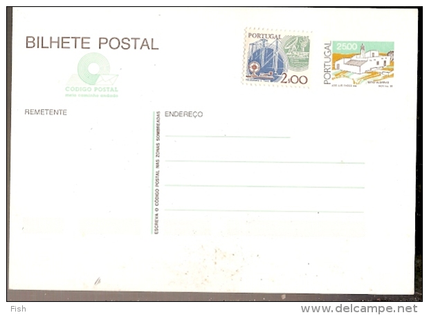 Portugal  ** &  Postal, Algarve, Architecture 1985-1989 (1716) - Enteros Postales