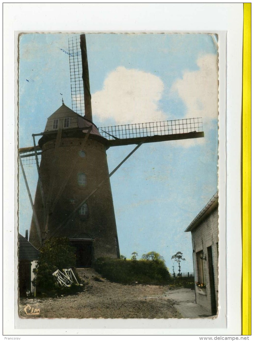 Steenvoorde.  Steenmolen. Moulin De Pierres 1864.     Ecrite 1972 Edit Cim - Steenvoorde