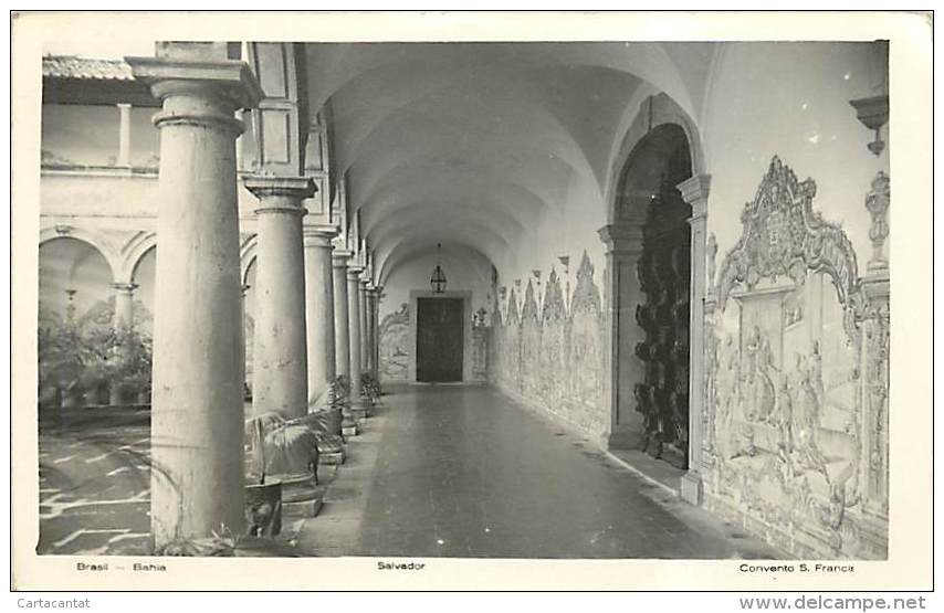 SALVADOR DE BAHIA. CONVENTO DE SAN FRANCISCO. VIAGGIATA 1960 - Salvador De Bahia