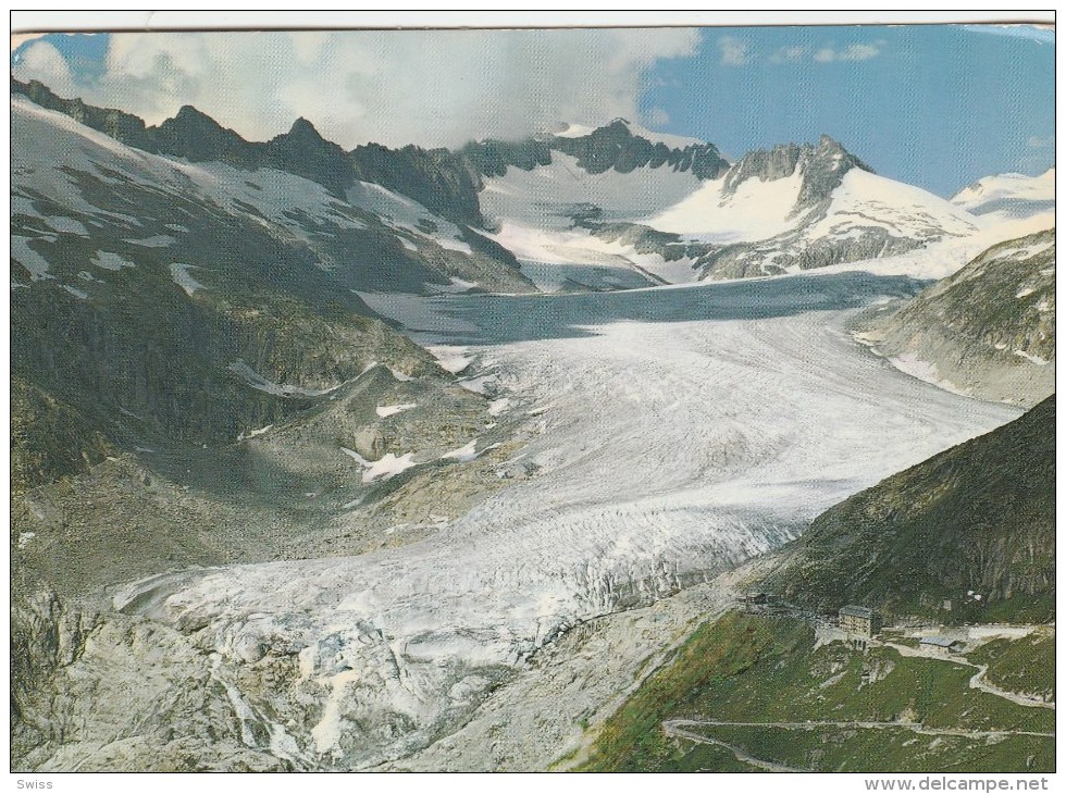 BELVÉDÉRE AM FURKAPASS MIT RHONEGLETSCHER - Autres & Non Classés