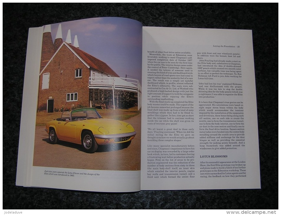 LOTUS ELAN The Complete Story Mike Taylor Cars Automobile Voiture Sport Elan Sprint Car