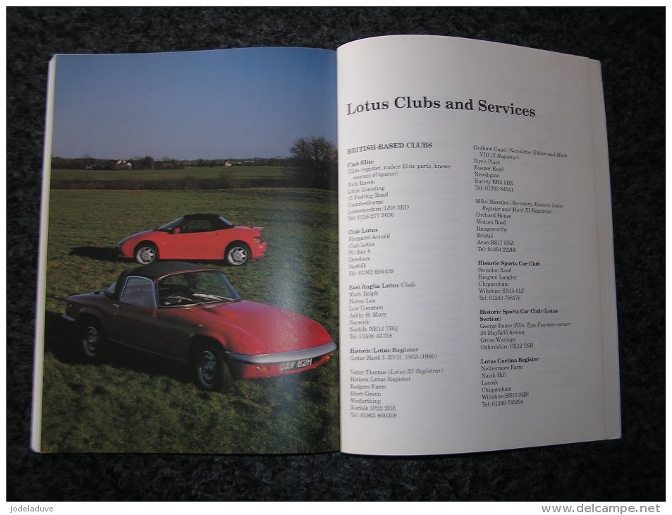 LOTUS ELAN The Complete Story Mike Taylor Cars Automobile Voiture Sport Elan Sprint Car