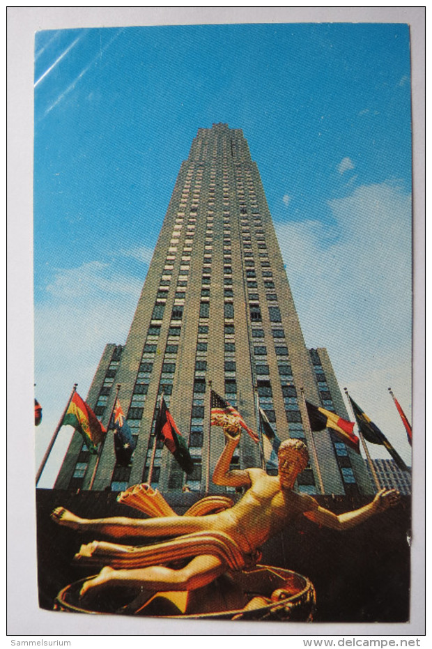 (9/1/2) AK "New York" RCA Rockefeller Center Building - Autres Monuments, édifices