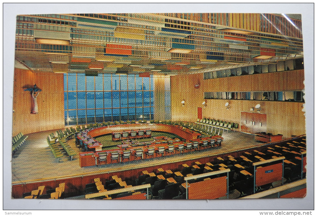 (9/1/9) AK "New York" United Nations Security Council Chamber Trusteeship - Altri Monumenti, Edifici